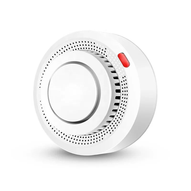 

Smart WIFI Smoke Detector for Fire and Easy Installation App controlled smoke sensor