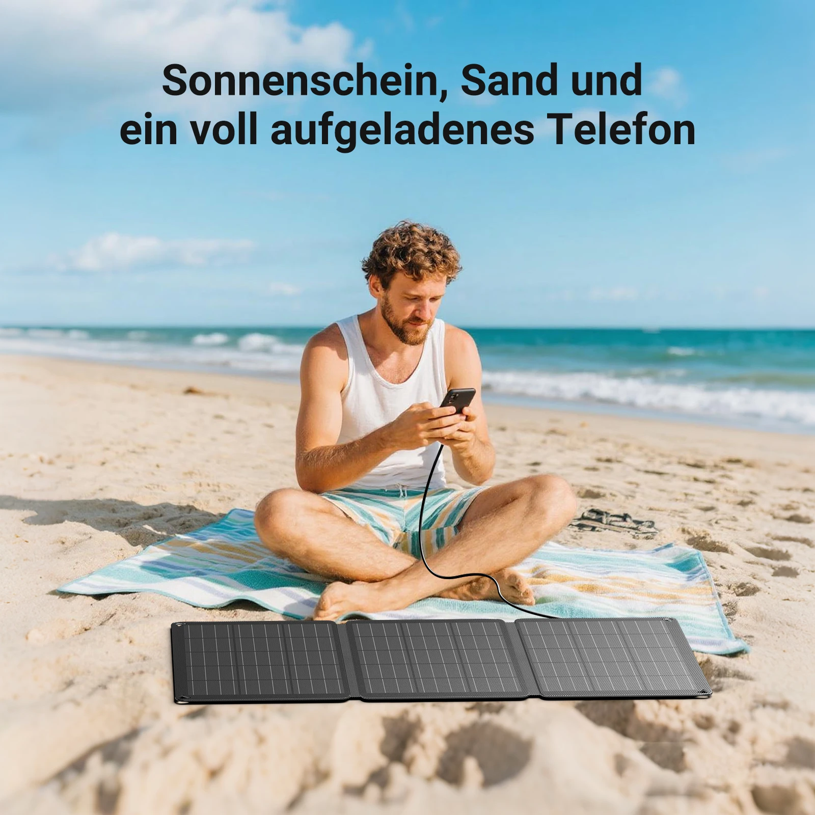 Ropelux 30W Faltbar Solarpanel 2 USB C Ports & DC 12V/1.5A Tragbares Solarladegerät für Handy Ropelux 30W Faltbar Solarpanel 2 USB C Ports & DC 12V/1.5A Tragbares Solarladegerät für Handy