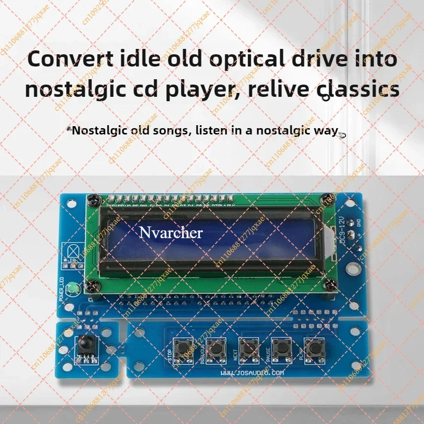 DVD Drive to Player Controller Board, Computer IDE Control Board Modification Kit for CD Turntable DIY Accessories