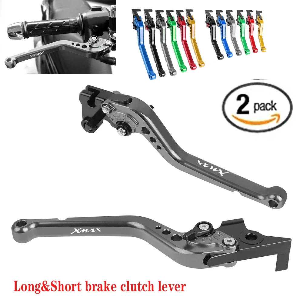 

Motorcycle Short&Long CNC Brake Clutch Levers Adjustable Handles Lever For XMAX 125 250 300 400 XMAX250 XMAX300 XMAX400 All Year