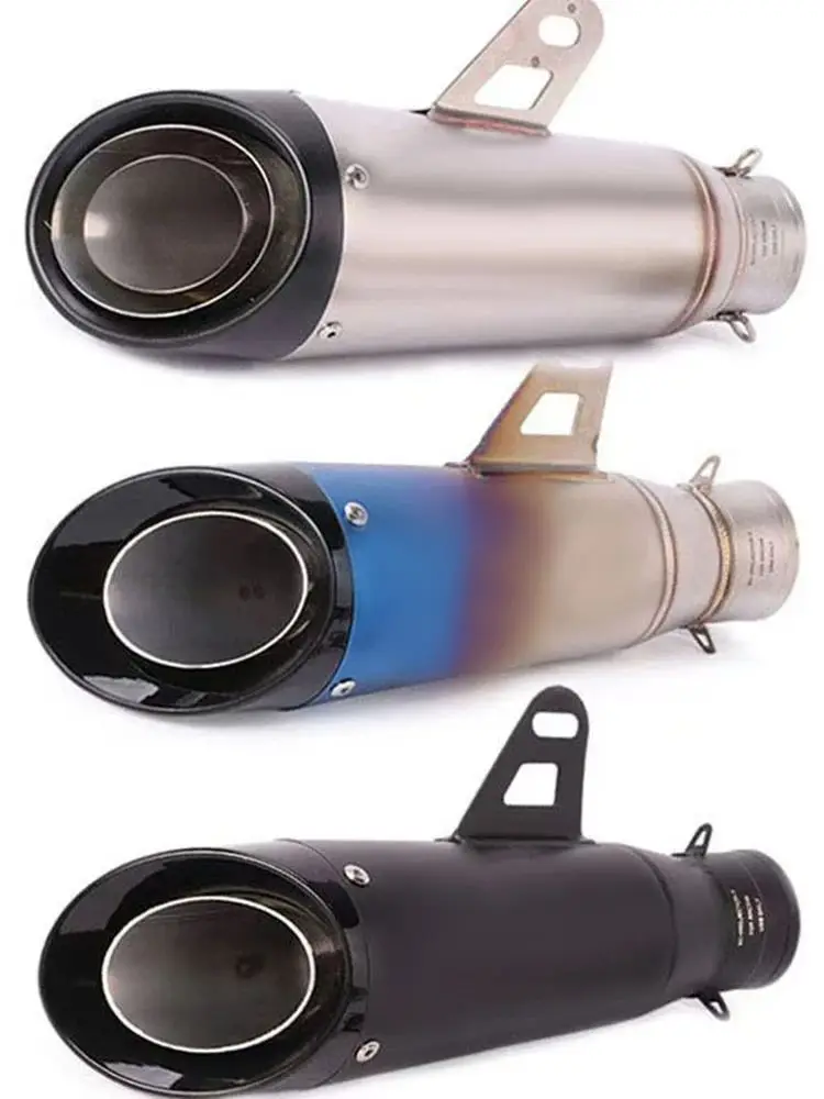 51mm 60mm Universal Motorrad SC Auspuff mit DB-Killer für R1 R3 CBR600RR R6 R25 MT07 MT09 Z400 Z900 Z650 MT03
