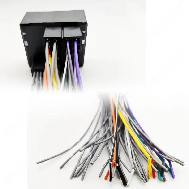 VW Quadlock Car Stereo Wiring Harness – 52 Pin To 40 Pin Headunit Connector Loom, UK Made