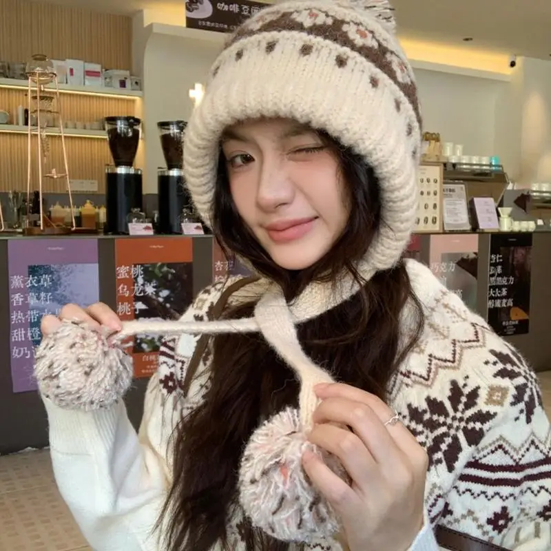 

Эластичные флисовые шапочки, ветрозащитный дизайн, термоизоляционный чехол для головы для зимних видов спорта Y08E