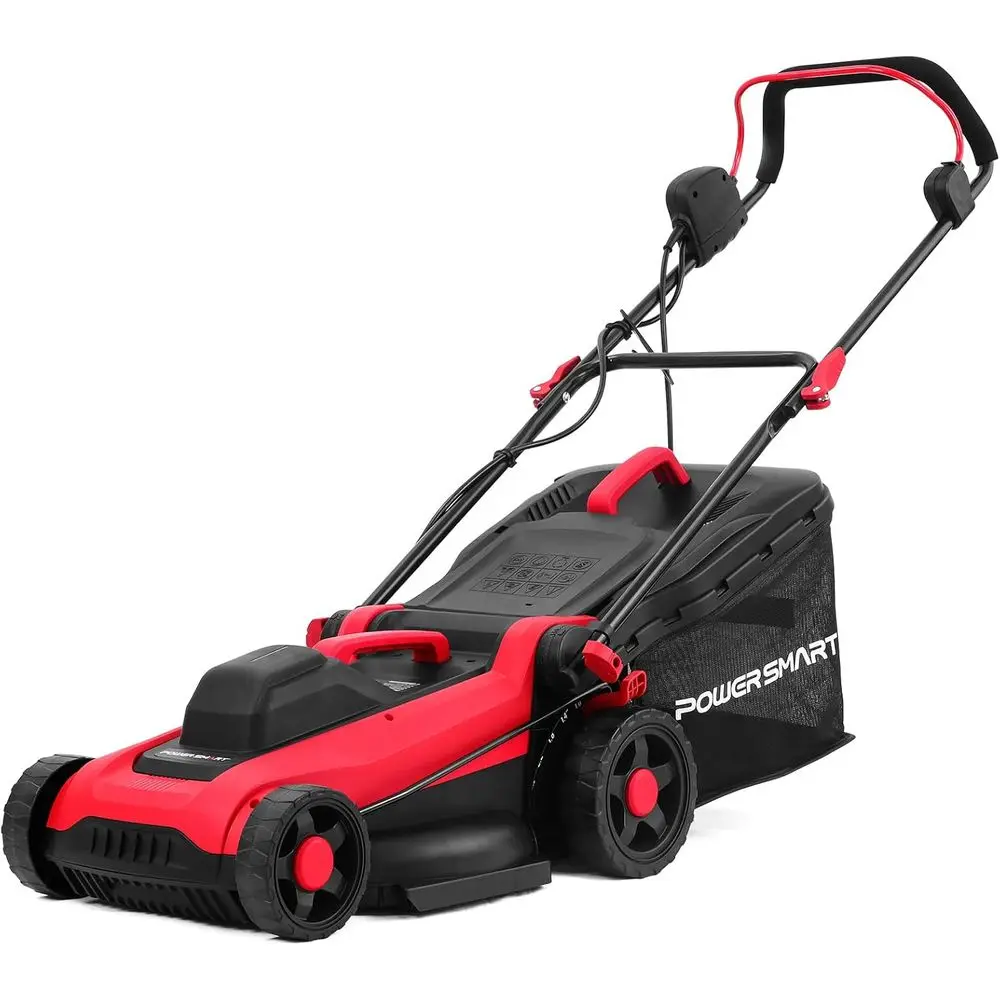 14-Inch 12.5AMP Electric Lawn Mower with Adjustable Cutting Heights 2026 Edition