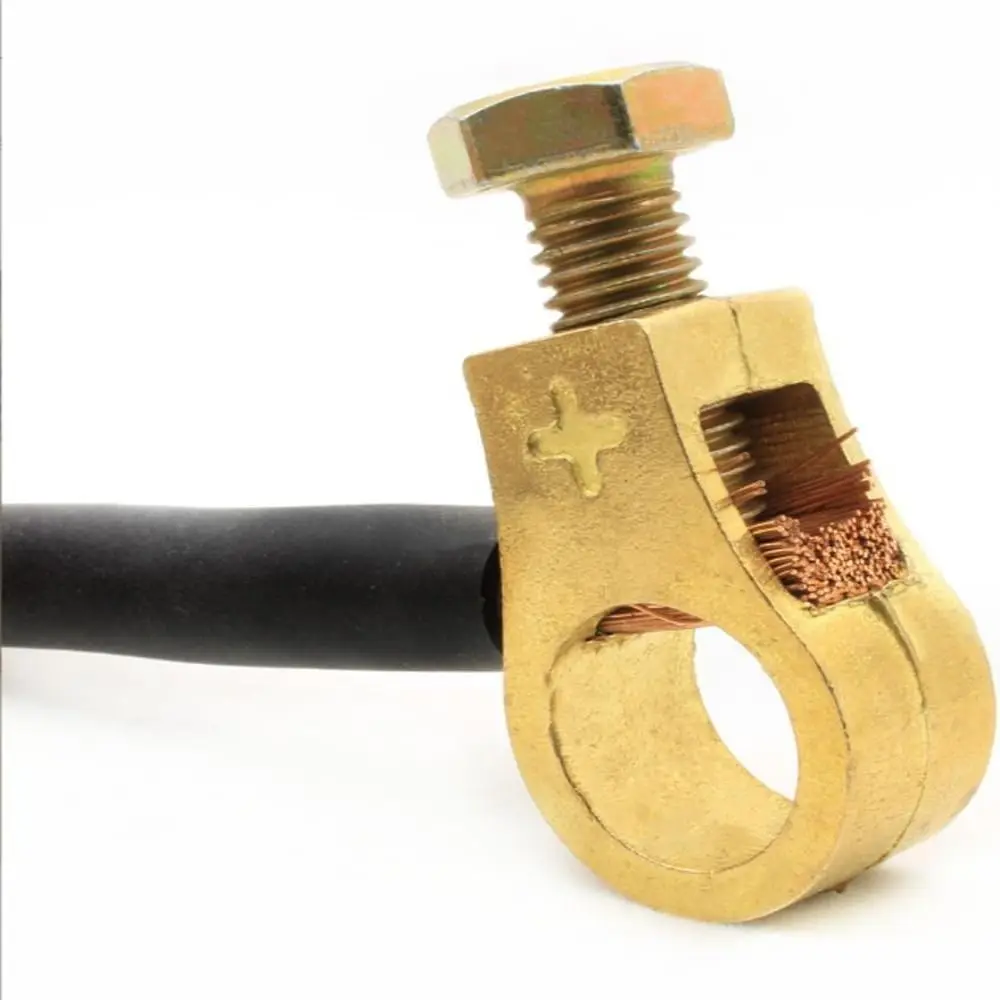 Pure Copper Battery Connection Clip Thicken Car Battery Terminal Battery Cable Terminal Connectors Positive And Negative