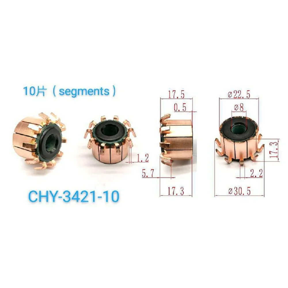 22.5*8*17.3*10P Commutator Chy-3421-10