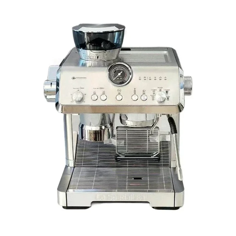 

Italian semi-automatic cold brew version grinding integrated coffee machine bean flour dual-purpose