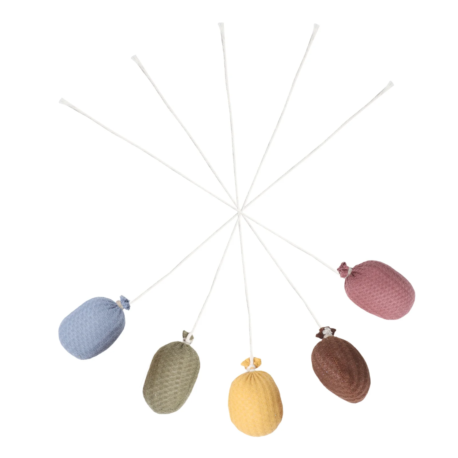 

5Pcs Felt Balloons Multicolour Balloon Decorations for Birthday Party Photo Backdrop Nursery Wall Decor Easy Setup