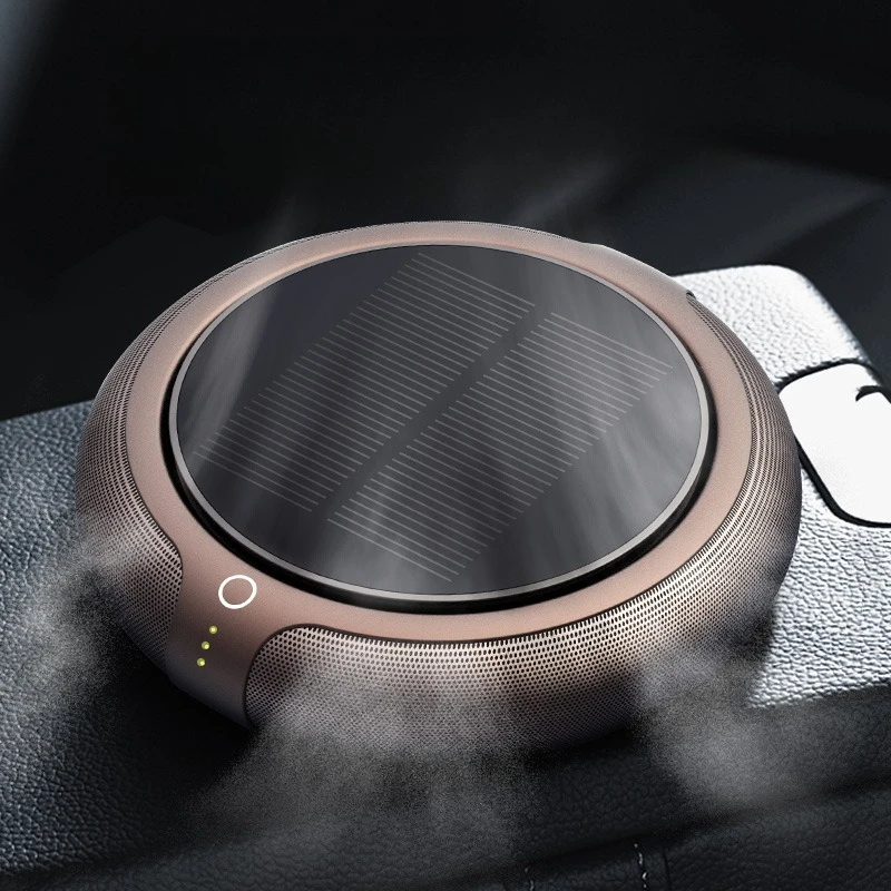 Solar Car Air Purifier  Auto Aroma Diffuser for Removing Formaldehyde and Odor