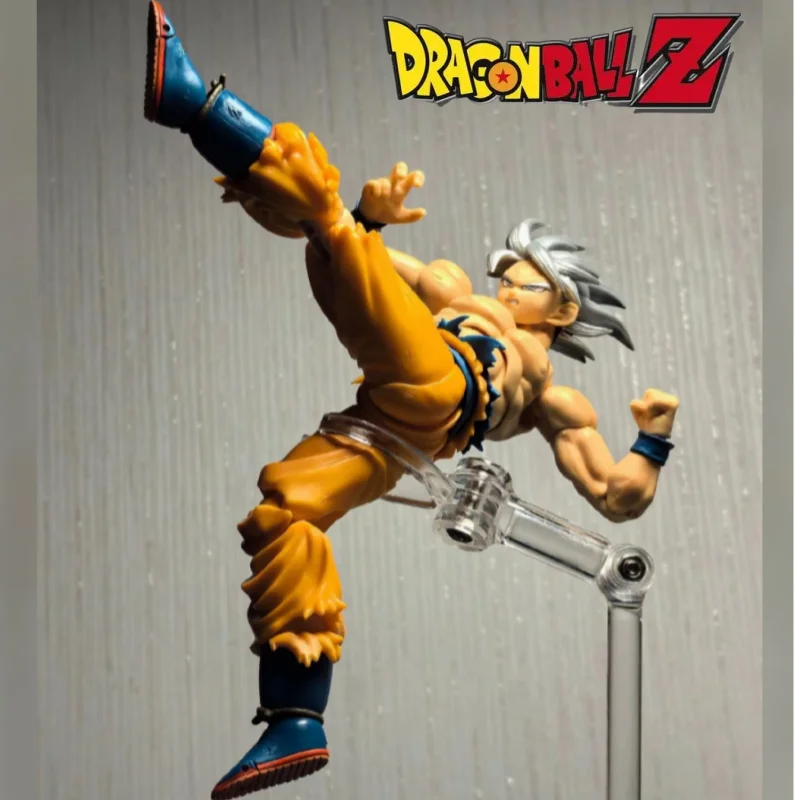 Bandai-figura de acción de Dragon Ball, Son Goku, Vj30th Ultra Instinct Edition, Super Saiyan, modelo Original coleccionable