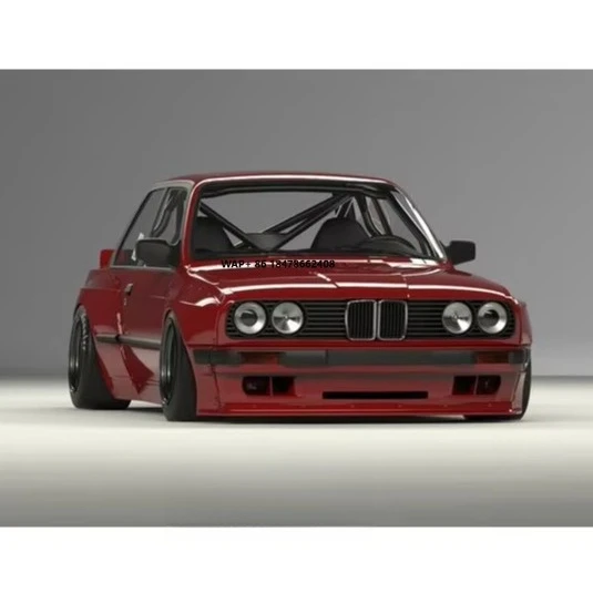 

Fiber Glass E30 Coupe Front Lip Fenders Side Skirts Rear Wing Body Kit for 1984 to 1991 E30 Coupe GRD PD Style Body Kit