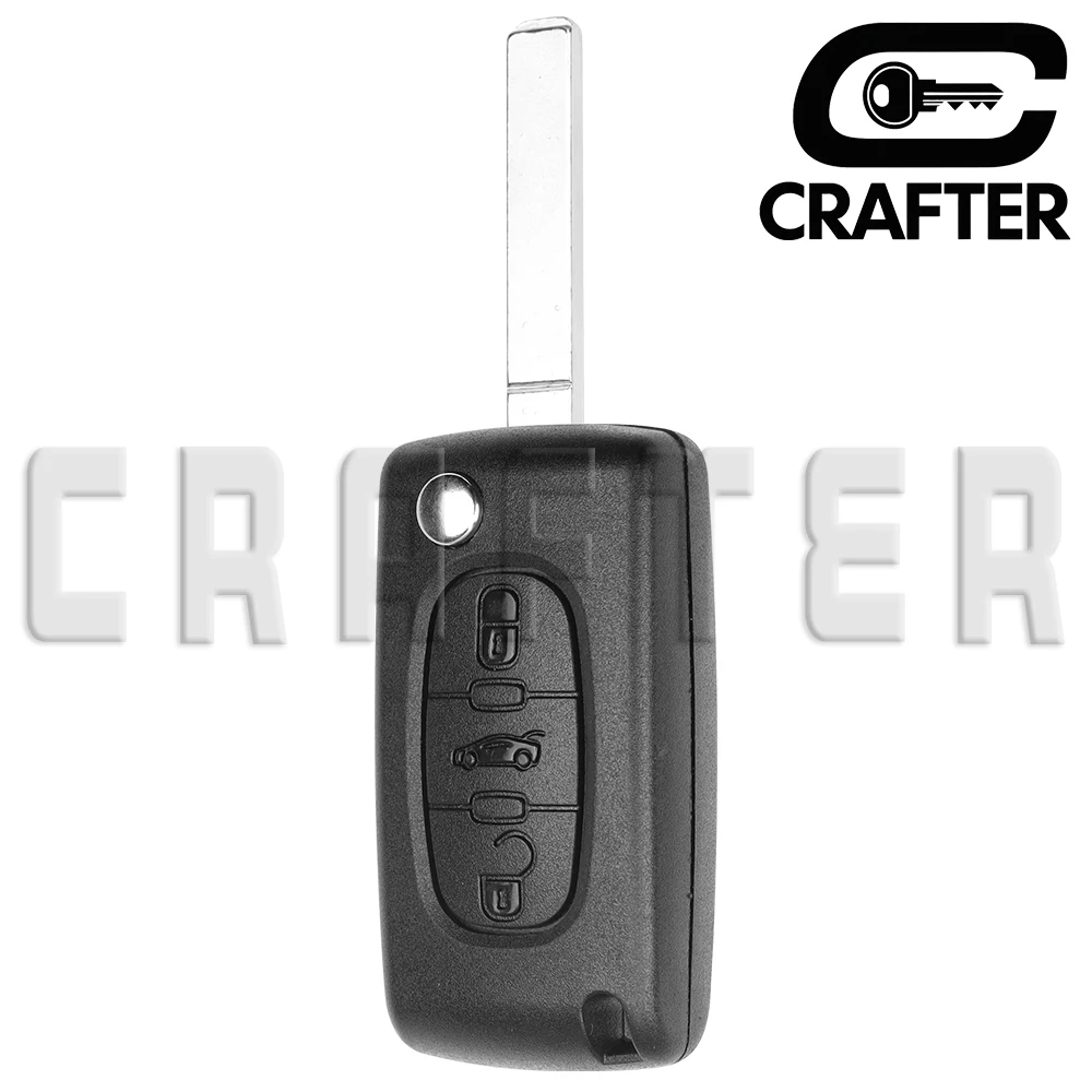 

Ключ Crafters CE0523 ID46 PCF7961 433 МГц ASK/FSK Blade HU83/VA2 Складной дистанционный ключ от автомобиля для Citroen C2 C3 C4 Peugoet 207 307