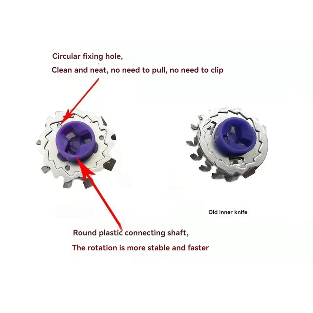 Cortador de cabeças de barbear HQ8 de substituição de 3 unidades para lâmina PT725 720 HQ7310 6070 6090 7183XL 7180XL