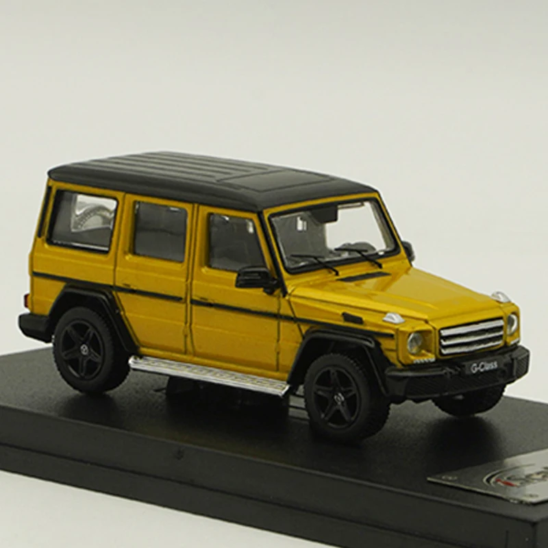 سبيكة Iscalel-Diecast مركبة على الطرق الوعرة ، مقياس 1:64 ، طراز سيارات SUV G63 ، ألعاب الكبار ، جمع الكلاسيكية ، هدية تذكارية ، شاشة ثابتة