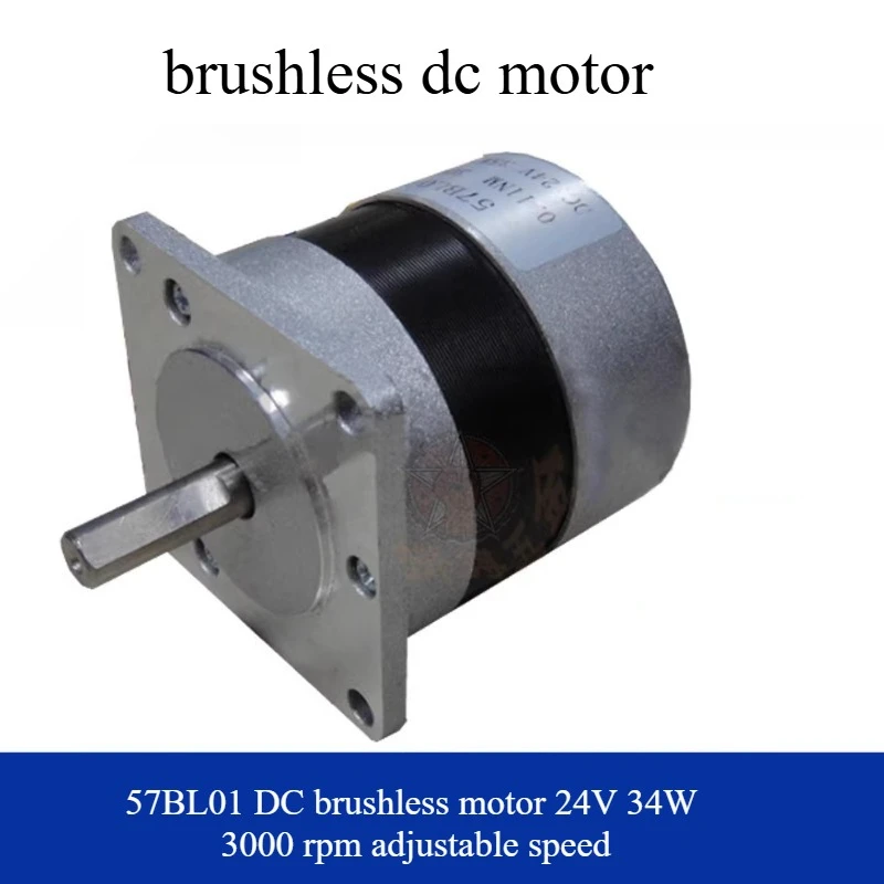 24V/36V DC Brushless Hall Motor  High Power Adjustable Speed for DIY/Electric Tools/RC Models