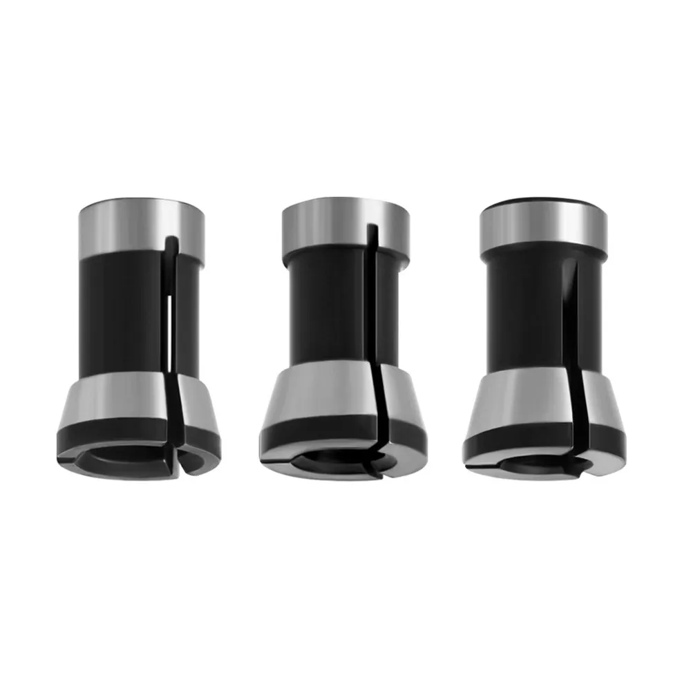 

3pcs/set 8mm Router Collet Chucks for Woodworking Carbon Steel Router Bit Collet Set for automobile construction