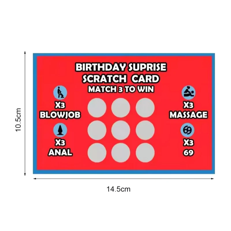 1 Sheets Convenient Lightweight Multicolor Sex Scratch Card Inspirational Body Language Sexy Position Card