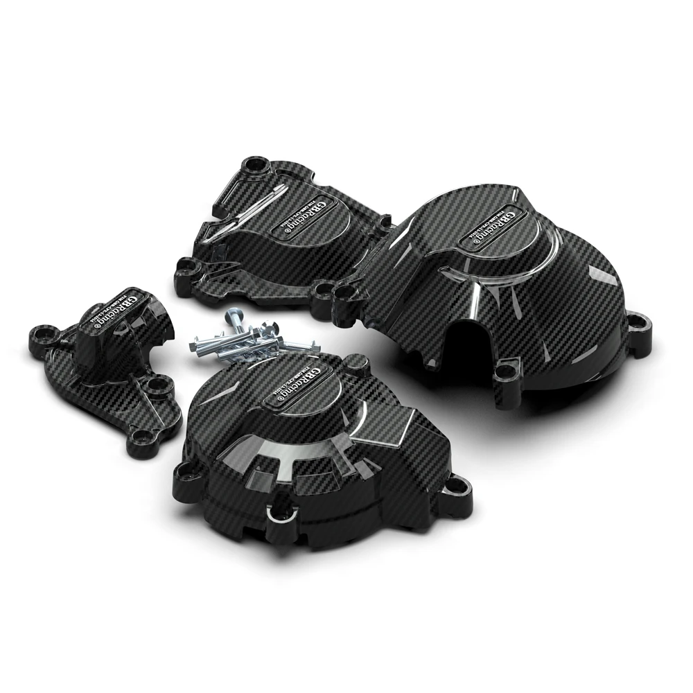 Set di protezione del coperchio del motore Motocross per Yamaha FZ-09 MT-09 Tracer 900 Scrambler 2021-2024