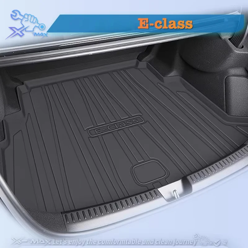 

For Benz E-CLASS e300L e260 2016-2025 Custom Fit Car Trunk Mat All Season Cargo Mat 3D Shaped Laser Measured Trunk Liners