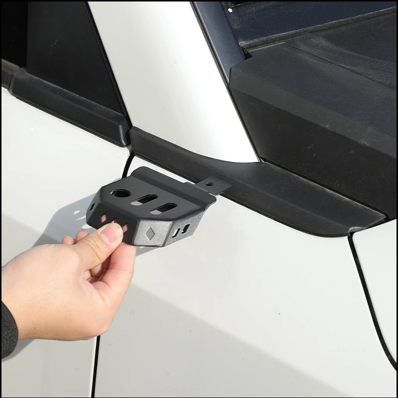 

Для Toyota Land Cruiser Prado 250 LC250 2024 + углеродистая сталь, автомобильная стойка, нижний кронштейн прожектора, аксессуары для модификации, 2 шт.