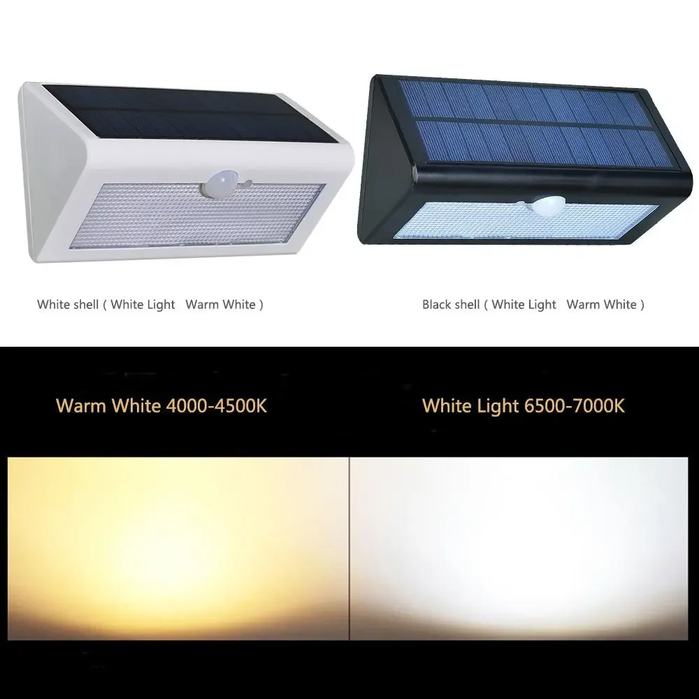 Outdoor Solar Motion Sensor Lights Waterproof LED 38LED Sensor Lamp Garden Security Night Lighting for Garage Patio