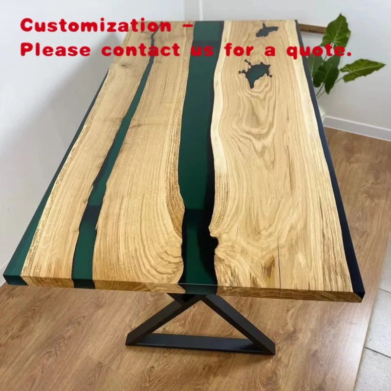 

Стол из массива ореха с эпоксидной смолой, обеденный стол из эпоксидной смолы, стол из эпоксидной смолы, стол «Река из смолы», кухонный стол, 100% ручная работа