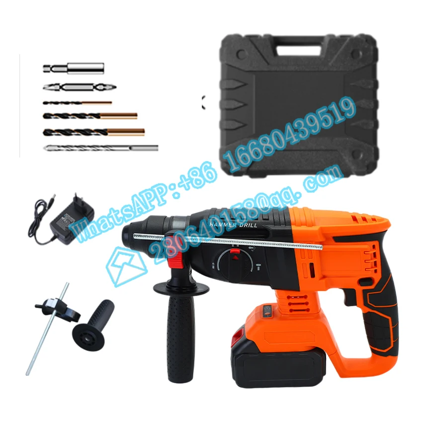 

Electric drills hammer brushless motor electrical machine lithium battery 3 functions electric rotary