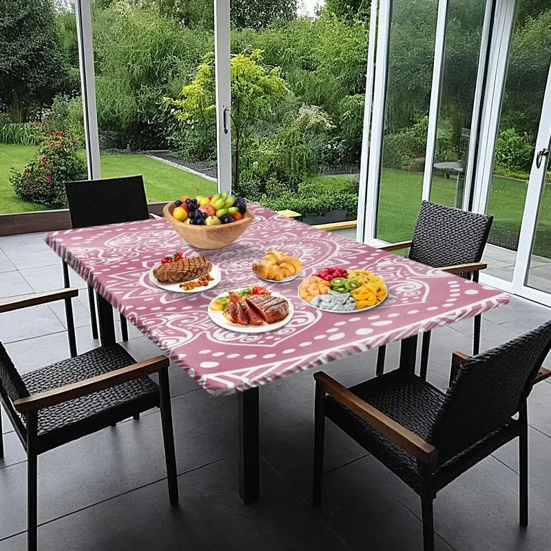 Picnic Table Waterproof Protection Table Cover For Table Protection Stylish Patio Table Covers Waterproof Camping Tablecloth