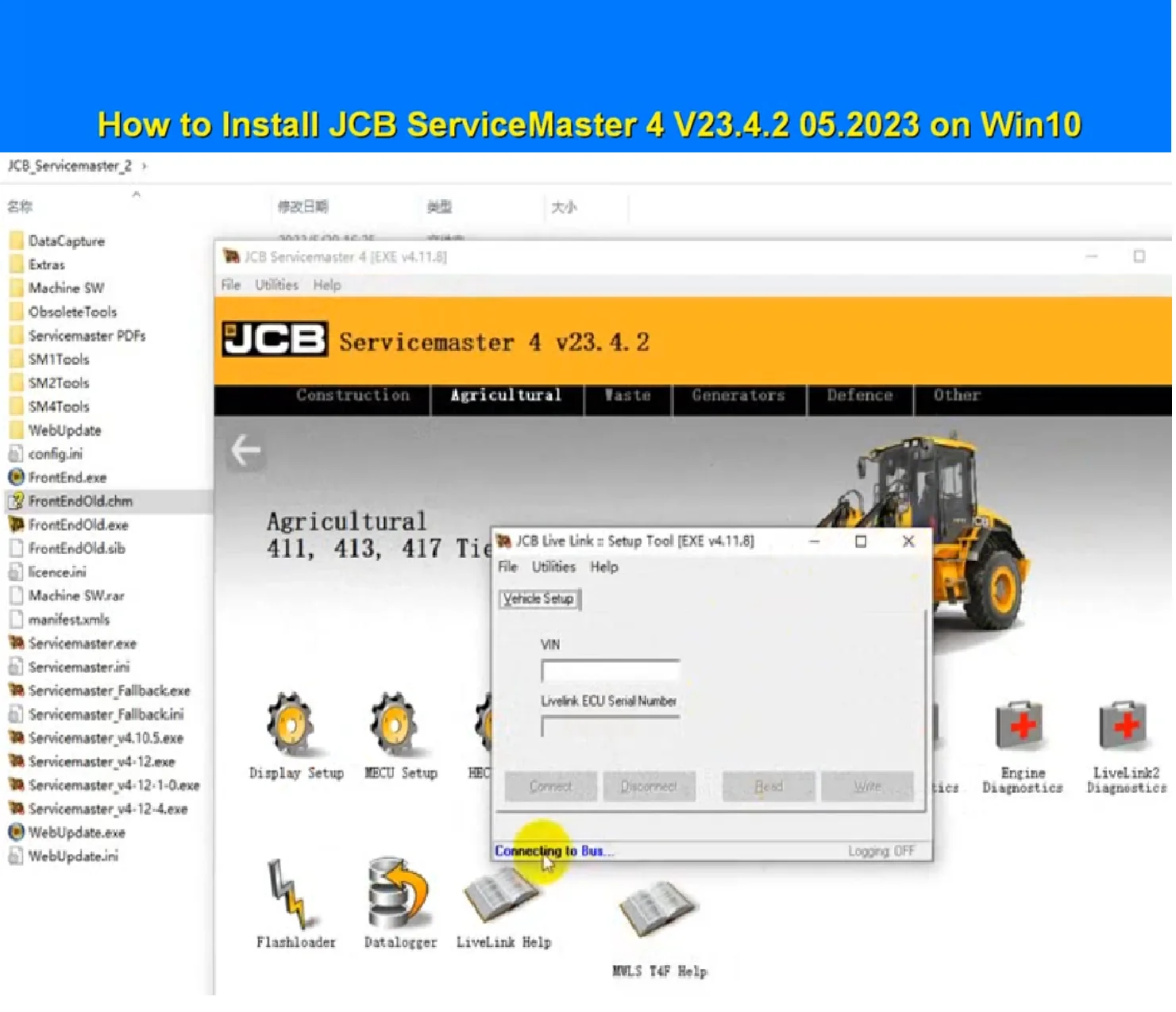 2024  JCB ServiceMaster 4 (23.2.7) Diagnostic Software+ JCB ServiceMasterWinEEM4 KG V2 Keygen  Install Video+ Free Help Instal