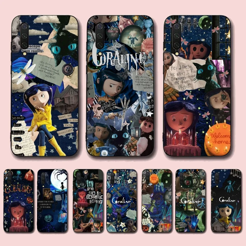 

Anime C-coraline Phone Case For Xiaomi Mi 5X 8 9 10 11 12 Lite Pro 10T PocoX3pro PocoM3 Note 10 Pro Lite