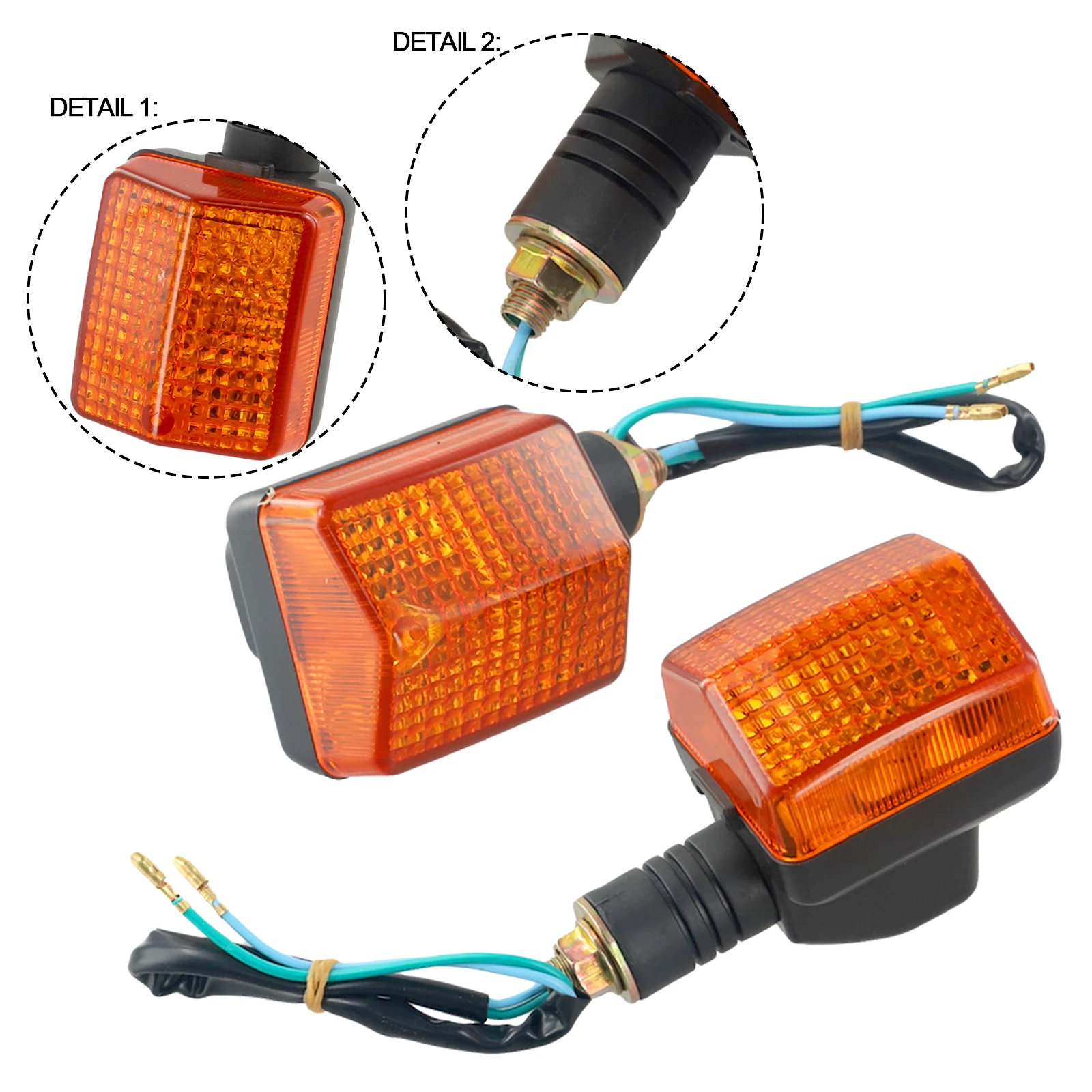 

1 1 Pair High Quality Turn Signal Light Motorcycle 12V 10W ABS / Acrylic Front / Rear Indicator Light Left / Right For Honda