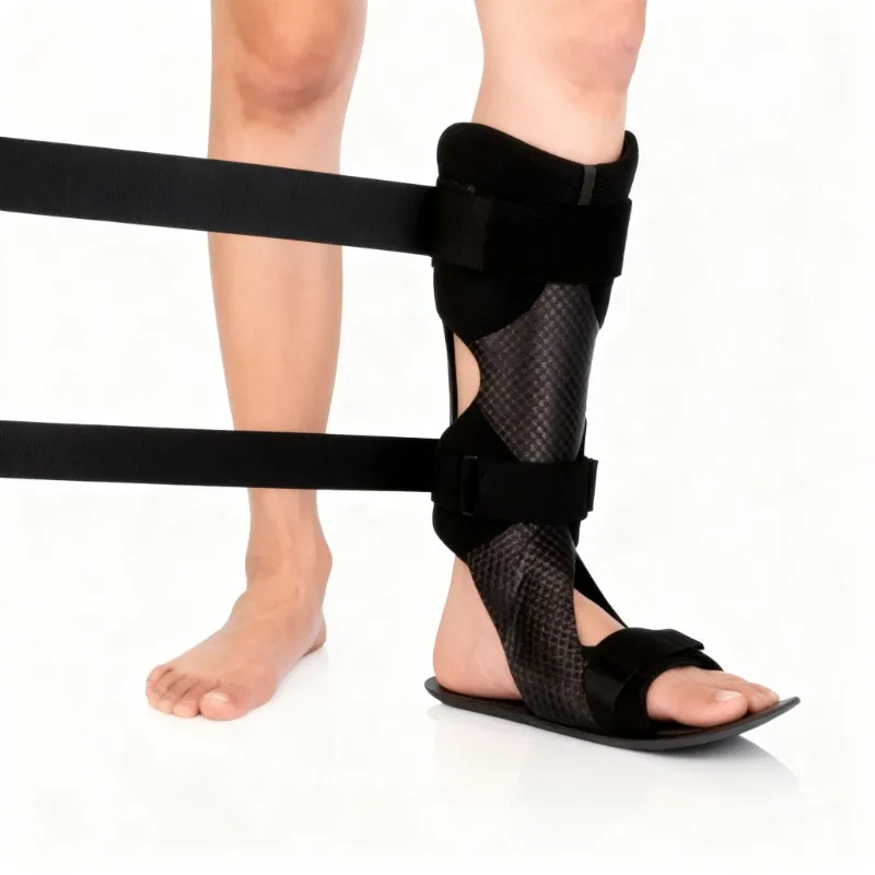 Aluminum Carbon Fiber AFO Ankle Foot Orthosis Foot Drop Brace Stabilizer for Men Women