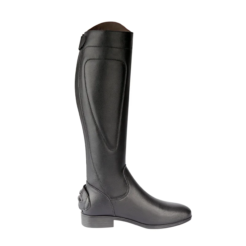 Cavassion High-Tube Leather Equestrian Boots Protective  Riding Long Boots Cowhide Knight Equipment for Outdoor Activities