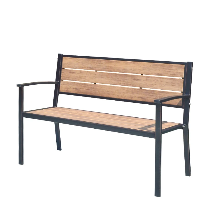 

Hot Selling Modern Design Cast Aluminum Bench Leg Wood Grain Style Outdoor Furniture For Hotels Gardens Patios