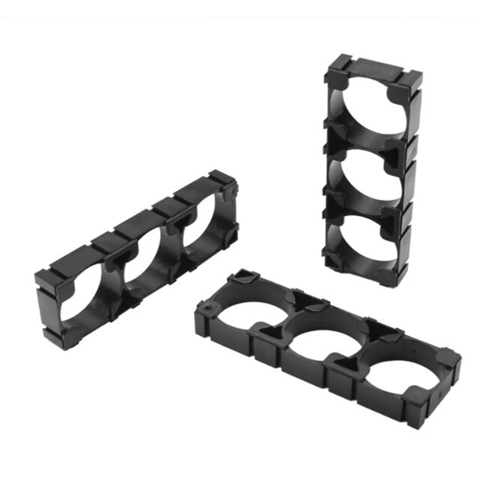 Entretoise de cellule au lithium, support de batterie triple, support rapide, pack de batterie, partenaire de bricolage, diamètre du trou de 21700mm, 50 pièces, 21.7