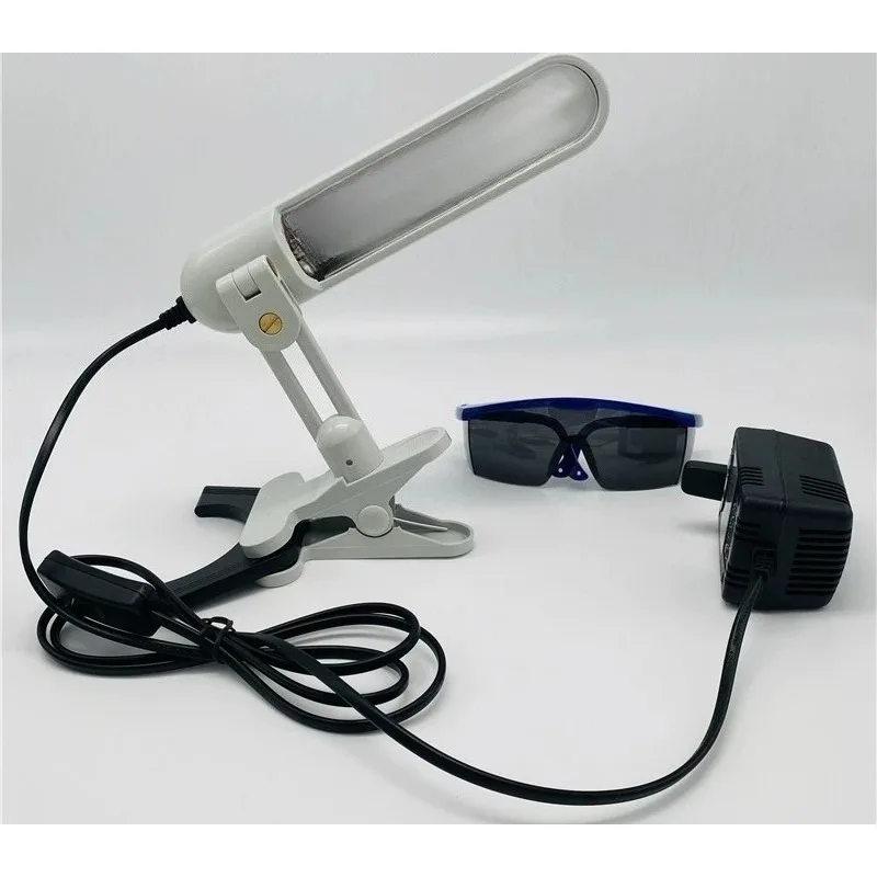 UVB UV Light Source Imported Lamp Tube Wavelength 311nm Scientific Research Experiment Biological Aging Test Clip on 9W Lamp