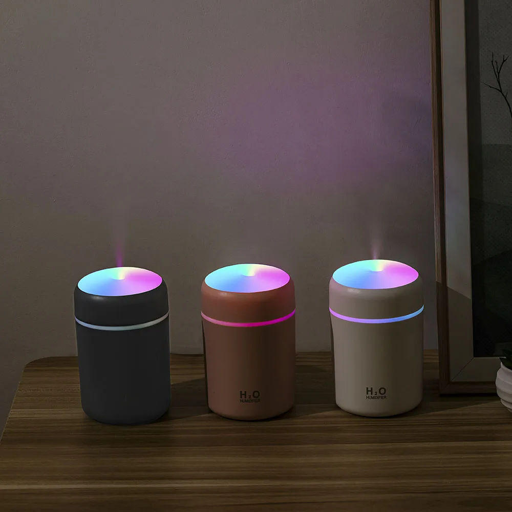 2025 Colorful Air Humidifier Colorful Car Mounted Household Humidifier Cup Dormitory Portable Mini Humidifier Spray image 5