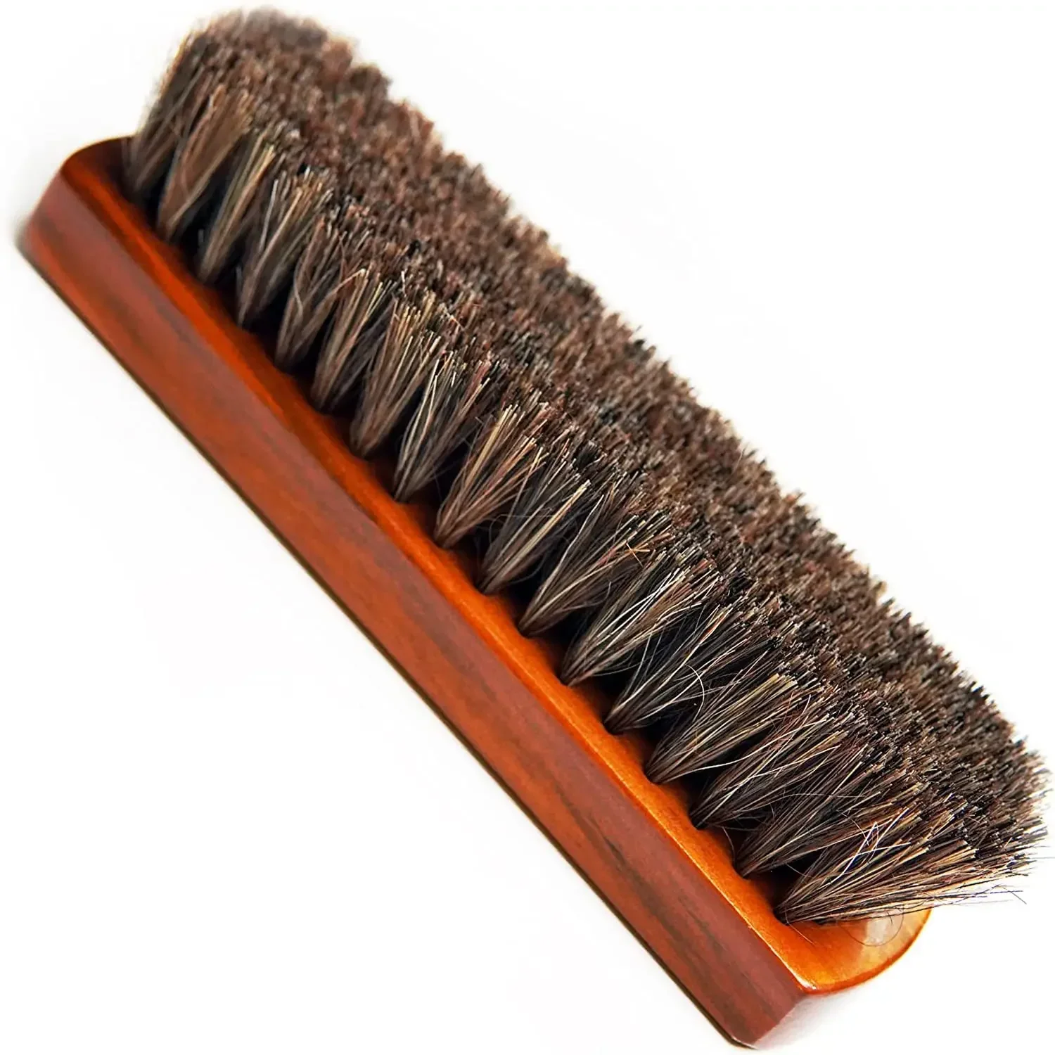 2024 Perfect for Shining Leather Shoes and Boots  Premium Shoe Brush with Horsehair Bristles