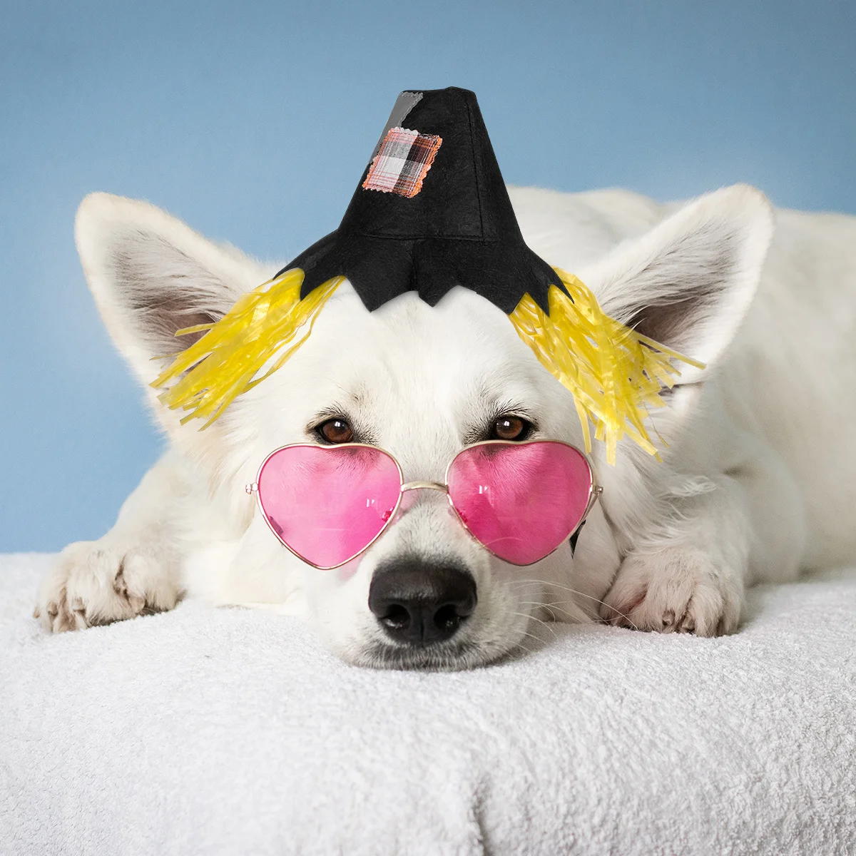 

Pet Scarecrow Hat Durable Nonwovens Nylon Halloween Pet Hat Cosplay Accessory Cap Size L for Dog Cat Costume Party Fashion