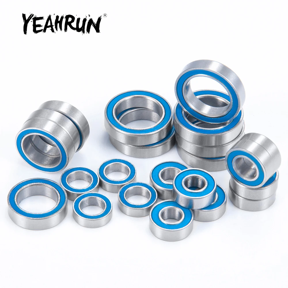 Резиновый Герметичный комплект подшипников YEAHRUN для 1/10 дБ Pro MT SCT Truggy Lasernut U4 1/10, детали для радиоуправляемых моделей автомобилей, 22 шт.