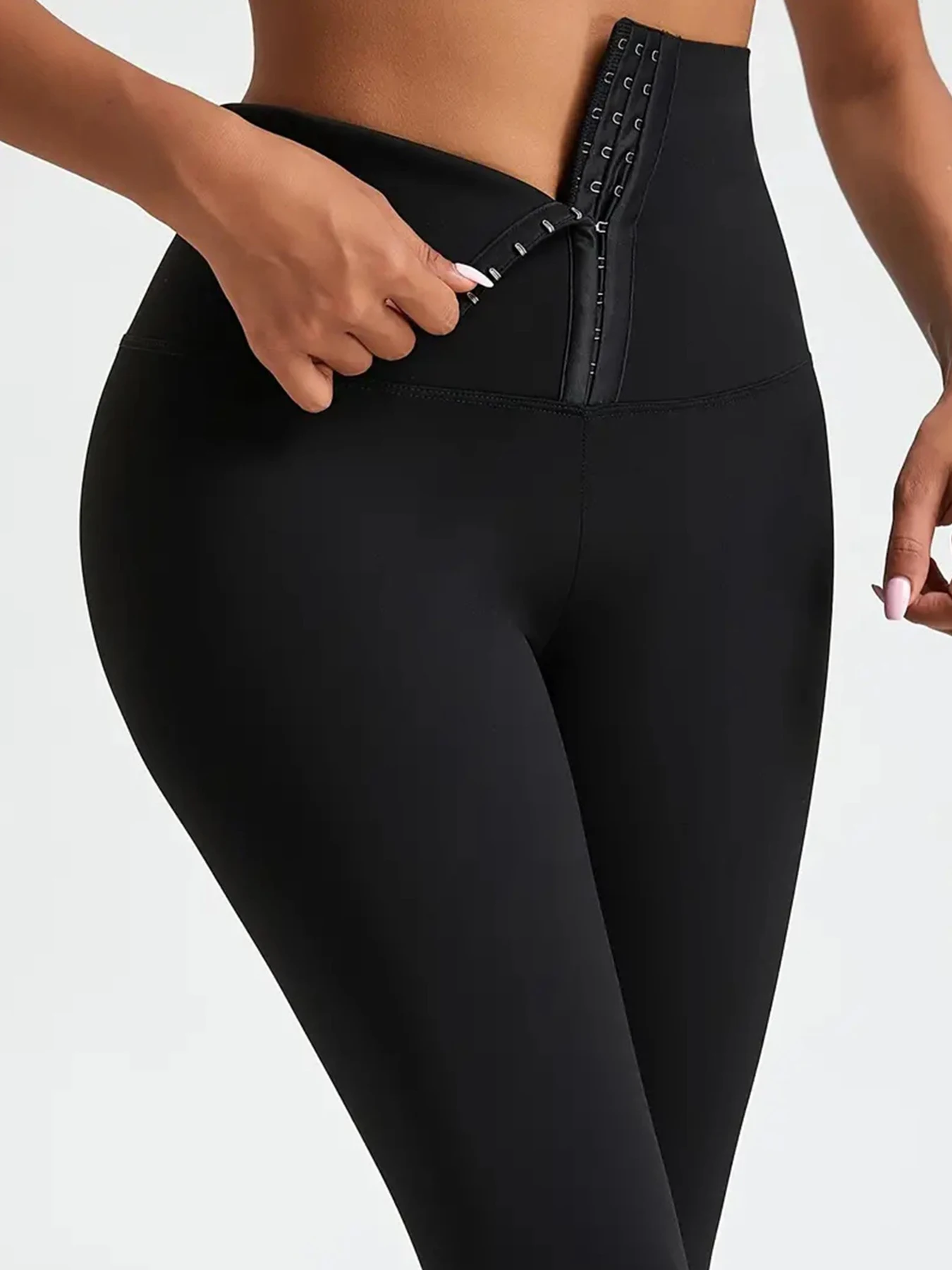 جديد الأوروبية والأمريكية زر أسفل باربي بانت عالية الخصر تشكيل الخصر تشديد اللياقة البدنية التخسيس التجفيف السريع الورك lifti #2