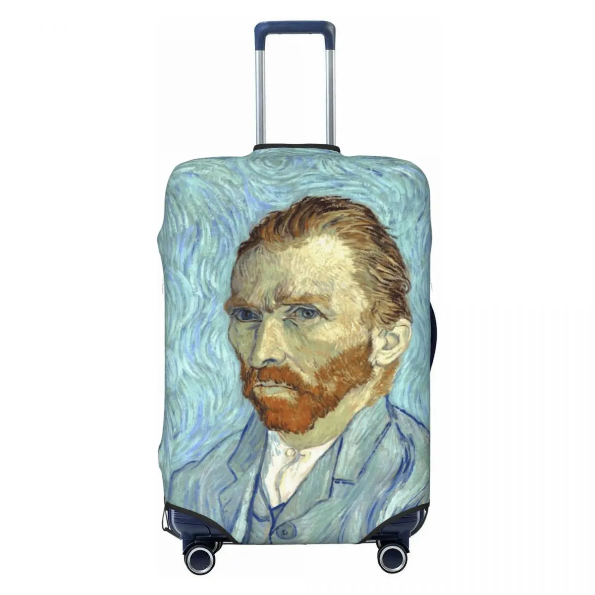 

Custom Self-portrait Of Vincent Van Gogh Luggage Cover Fashion Suitcase Protector Covers Suit For 18-32 inch