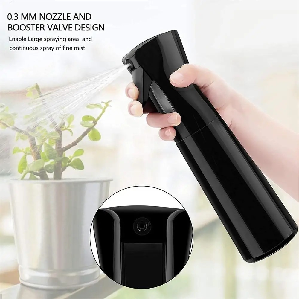 Continuous Water Mister Empty Spray Bottle,Oil Sprayer for Hairdressing Skincare Plants Pets Kitchen Barbecue