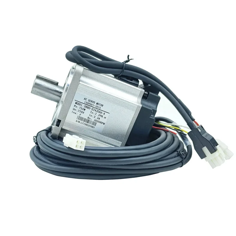 220V 40/80/Servo motor de CA pequeño 2.39N.M. 3000RPM 0.4KW/0.75KW servomotor monofásico accionamiento de CA imán permanente controlador combinado