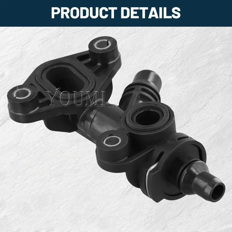 17217638681 Car Engine Coolant Thermostat For BMW 5 6 7 Series F07 F10 F06 F12 F13 F02 F04 535i 640i 740Li 750Li 760Li N55 N63