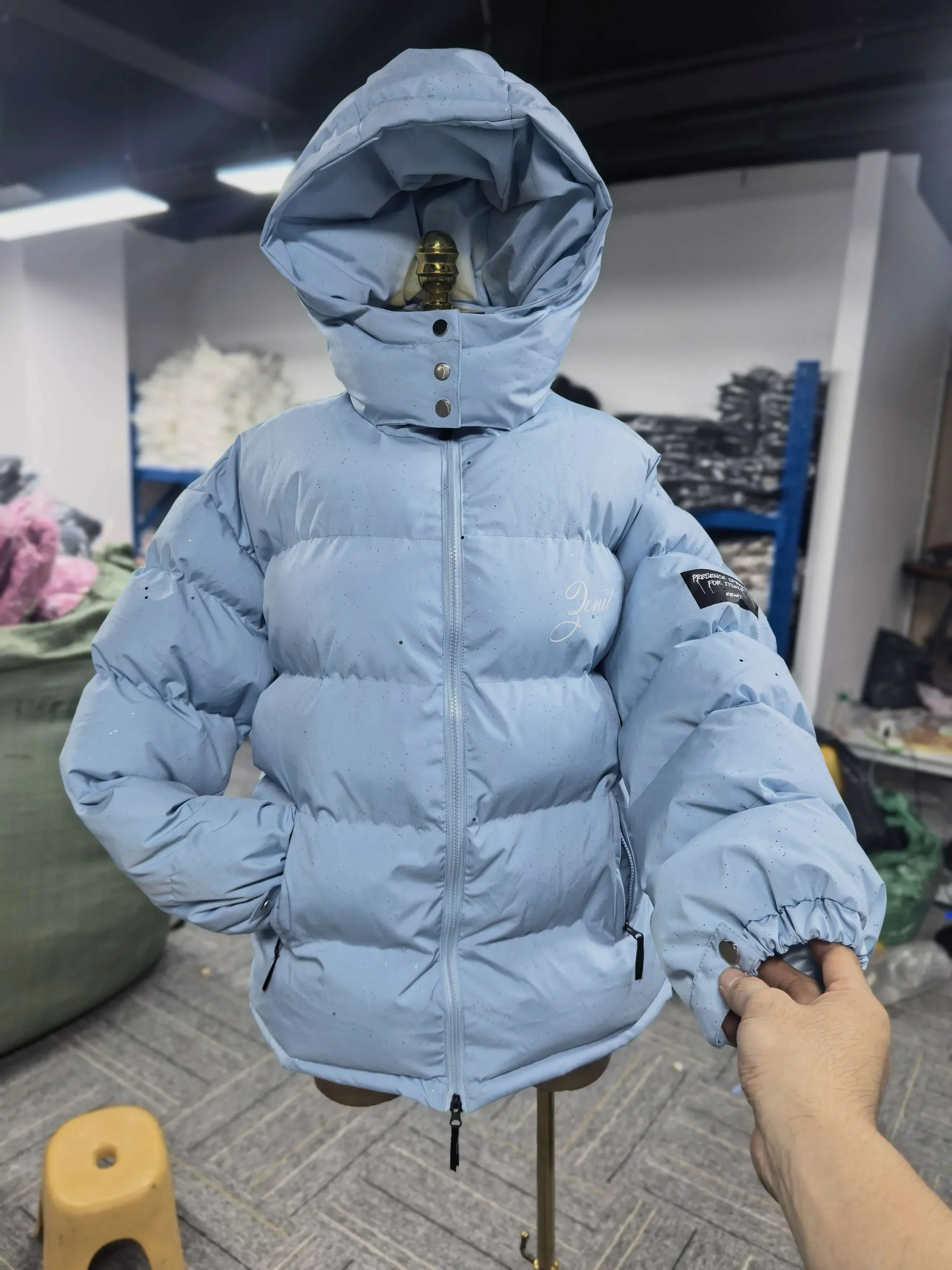 Puffer Padded Cotton Jacket Women's Winter Coat Harajuku Warm Thicken Coat Vintage Zip Up Outerwear Casual Streetwear Y2k Outfit