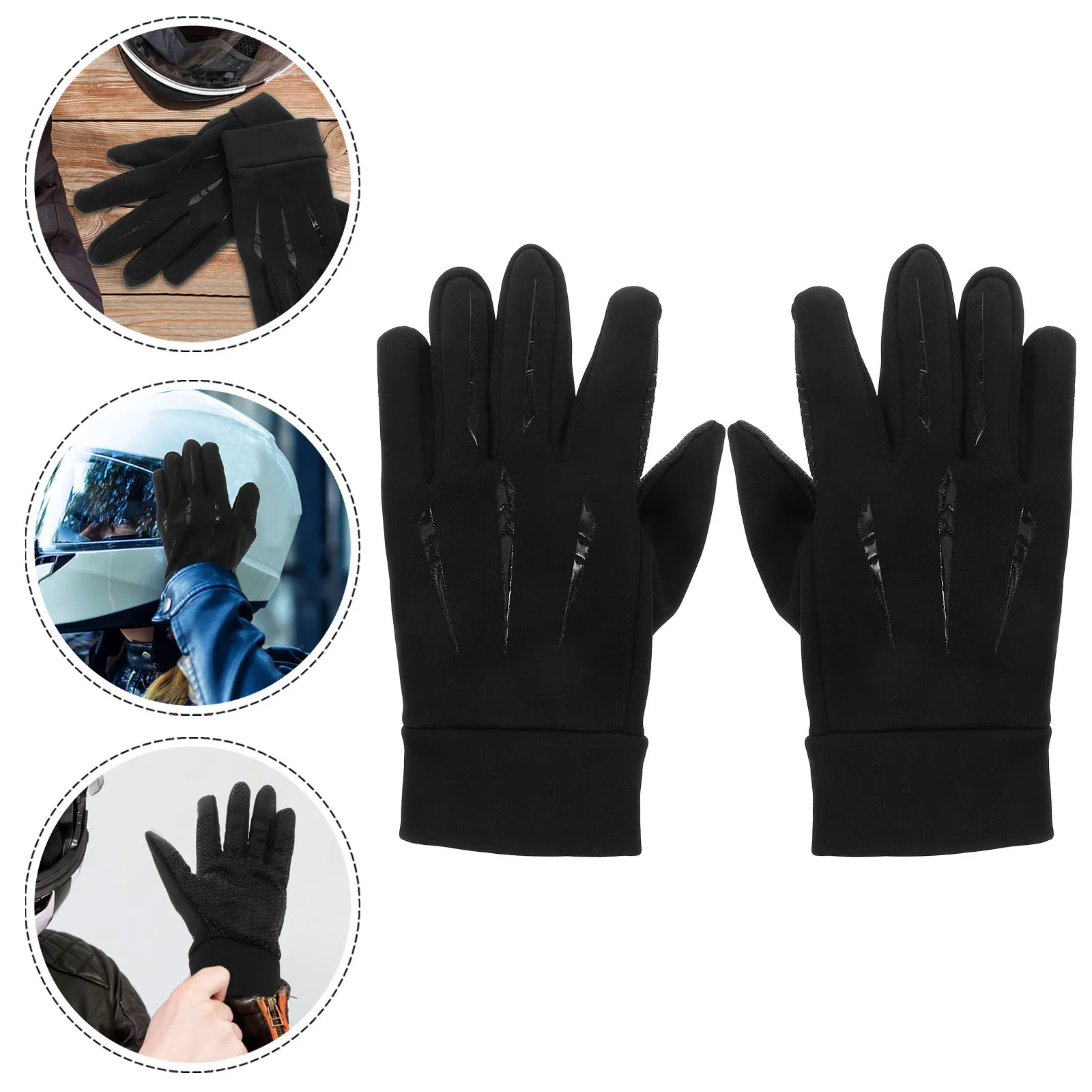 

Motorcycle Winter Gloves Windproof Waterproof Touchscreen Full Finger Thermal Gloves Warm Riding Gear Cold Weather Cycling