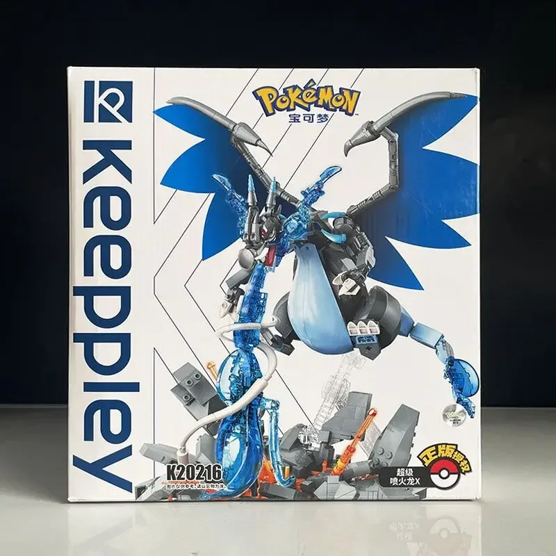 Keeppley Pokémon Bouwstenen Greninja Charizard Anime Cartoon Assembleren Model Speelgoed Collectie Decoratie Verjaardagscadeaus