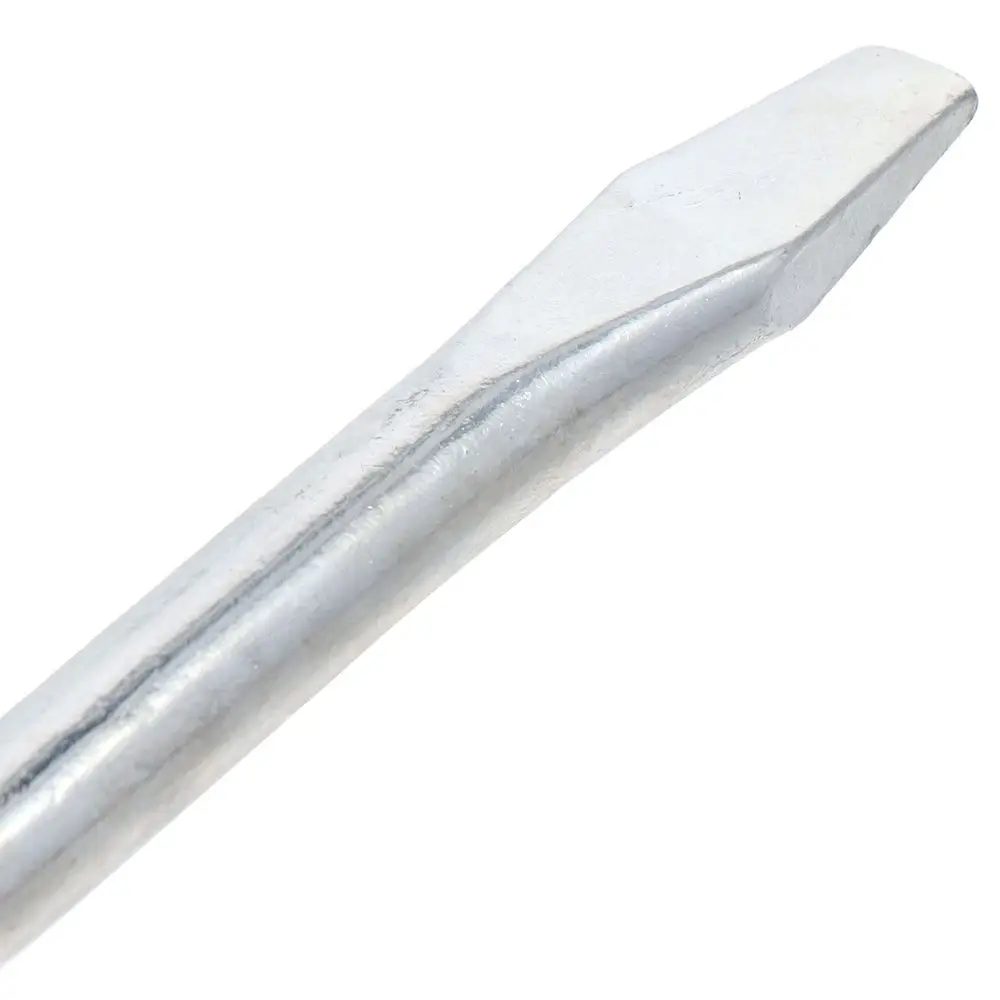 L Type Lug Wrench 21mm 45# Steel Wheel Spanner Hexagon Slotted End Socket Silver Tire Wrench