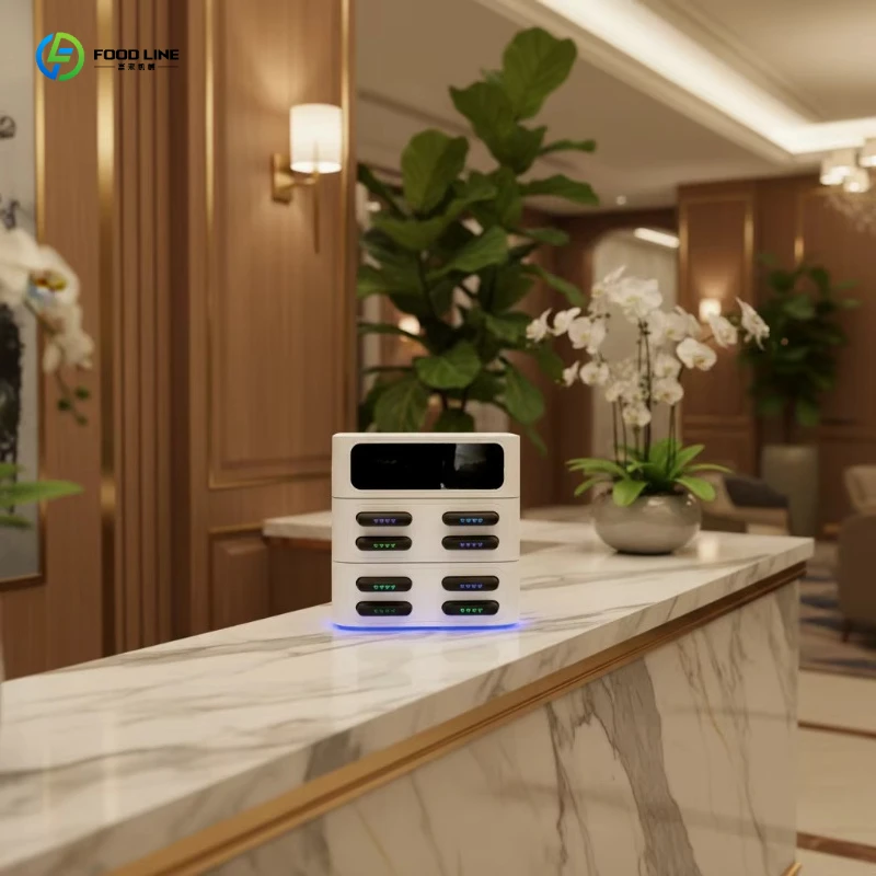 Shared Li-Polymer Battery Ultra Slim Quick Charge 60W Power Bank Rental Kiosk Vending Machine for Public Commercial Use